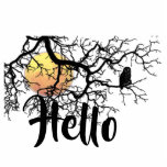 Hello Moon und Owl Silhouette Freistehende Fotoskulptur<br><div class="desc">Passen Sie mich an! "Der Mond ist aus grünem Käse" ist eine Aussage, die sich auf einen fantasievollen Glauben bezieht, dass der Mond aus Käse besteht. (Wiki) Der Mond ist ein astronomischer Körper, der den Planeten Erde umkreist und der einzige ständige natürliche Satellit der Erde ist. Es ist der fünftgrößte...</div>