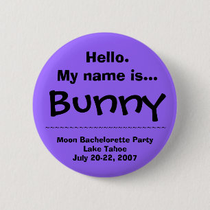 Hello.My Name ist Häschen Button