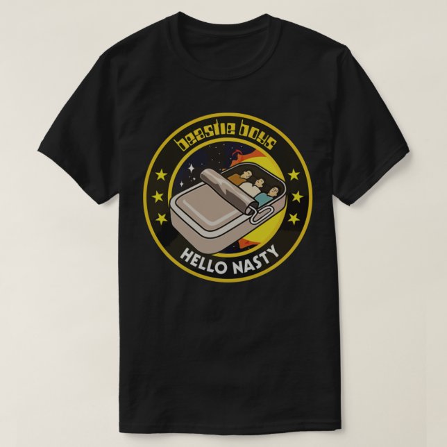 Hello Nasty The Beastie Rap Rock Sardine Boys Clas T-Shirt (Design vorne)