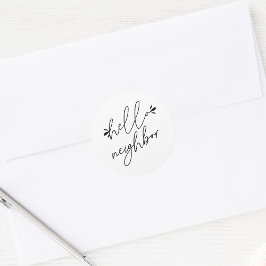 Hello Neighbor Real Anwesen Runder Aufkleber