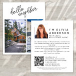 Hello Neighbour Real Anwesen Farm Flyer<br><div class="desc">🏡 This Hello Neighbor Marketing Flyer hat Platz,  um Zuhause aus Ihrem Portfolio zu zeigen,  sowie einen Kopfschuss. Sie können Ihre Kontaktdaten und einen QR-Code auf der Rückseite hinzufügen.</div>