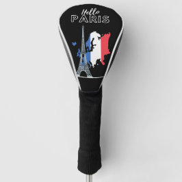 Hello Paris Golf Head Cover Golf Headcover