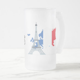 Hello Paris Mattiert Glass Beer Tasse