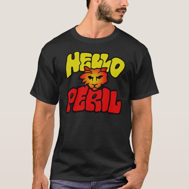 Hello Period Original Band Logo Premium T - Shirt (Vorderseite)