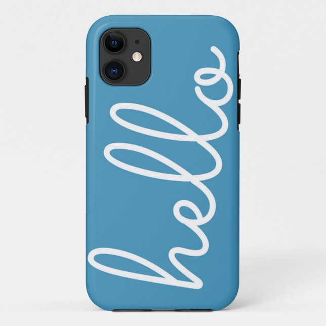 Hello Phone Case (Rückseite)
