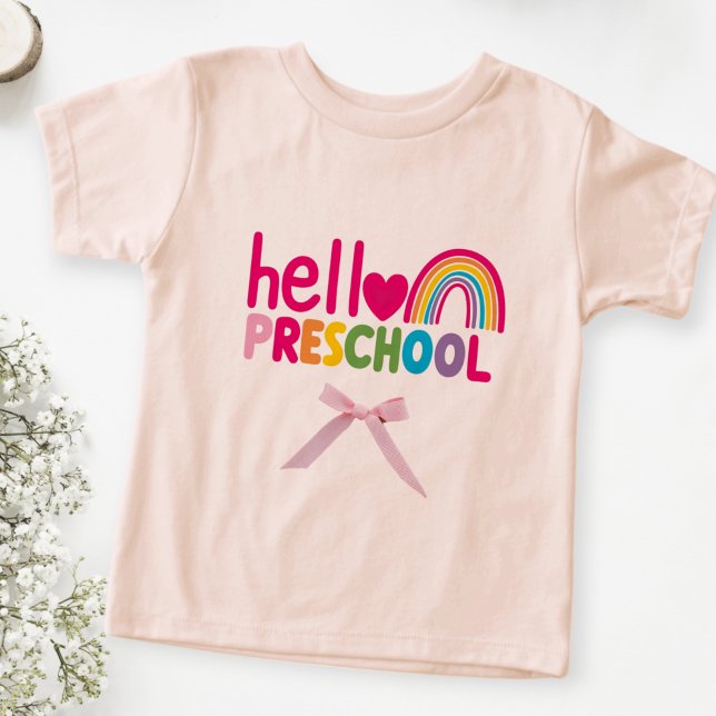 Hello Preschool T-shirt - Preschool T-shirts (Von Creator hochgeladen)