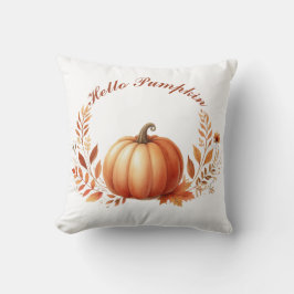 Hello Pumpkin Autumn Anpasster Text Kissen