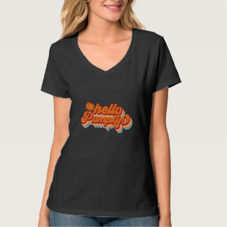 Hello Pumpkin Graphic Present T-Shirt