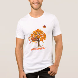 "Hello Pumpkin Niedlich Herbst Halloween T - Shirt
