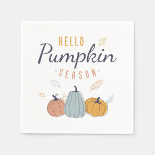 Hello Pumpkin Season Serviette