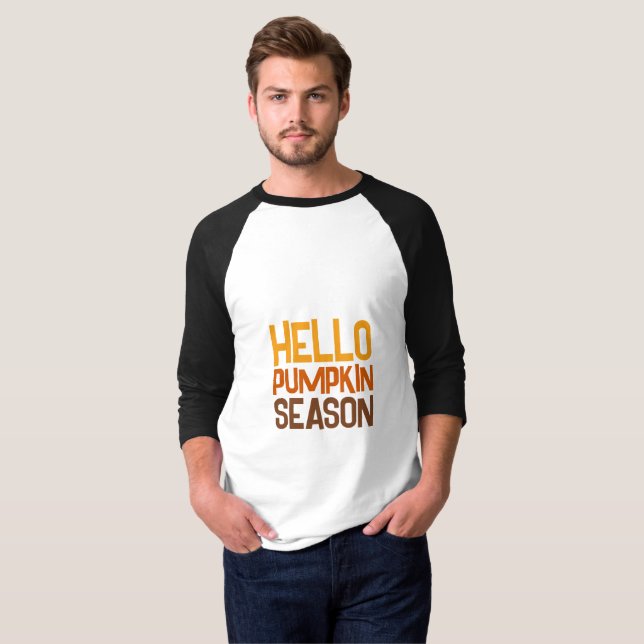 Hello Pumpkin Season T-Shirt (Vorne ganz)