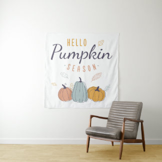 Hello Pumpkin Season Wandteppich