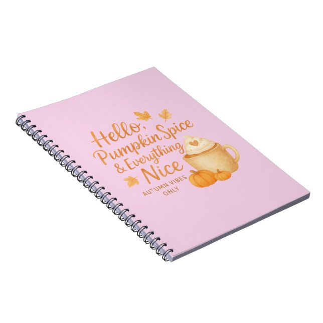 Hello, Pumpkin Spice & Everything Nice Journal Notizblock (Rechte Seite)