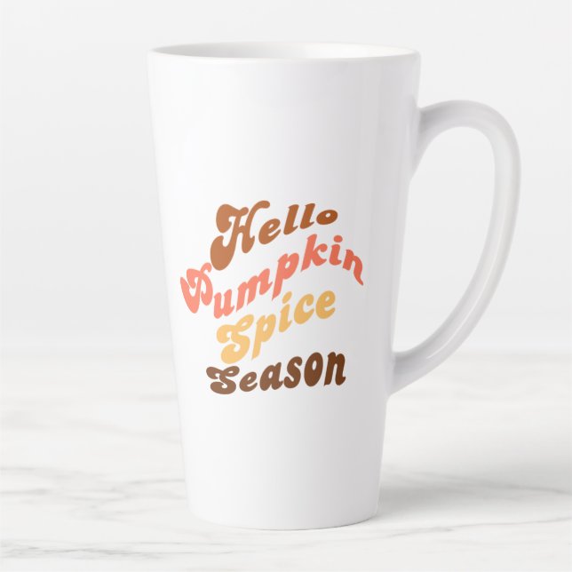 Hello Pumpkin Spice Saison Milchtasse (Rechts)