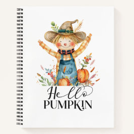 Hello Pumpkin Spiral Notebook Notizbuch