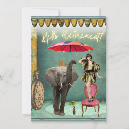 Hello Retirement Fun und Funky Flat Card