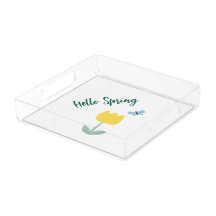 hello spiring tulip flowers butterfly