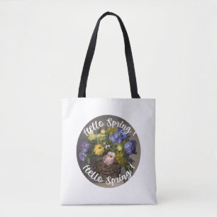 Hello Spring Sign Tasche