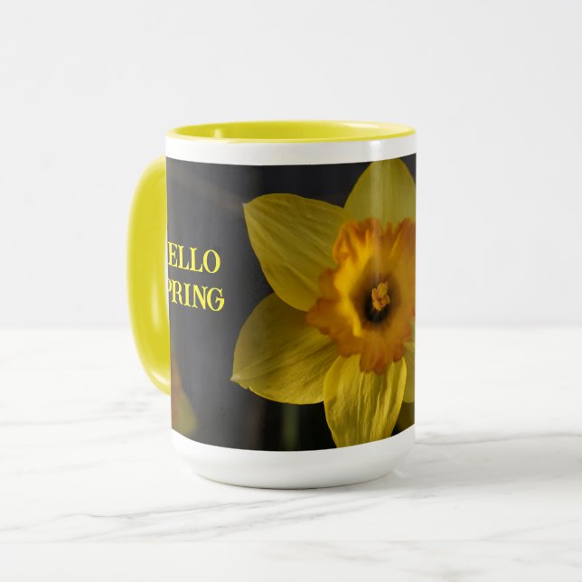 Hello Spring Tasse (Vorderseite Links)