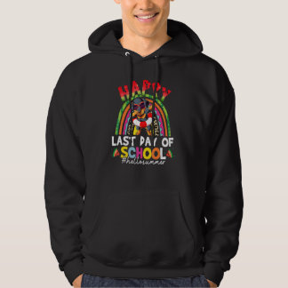 Hello Summer Abschluss Rottweiler Dabbing Rainbow Hoodie