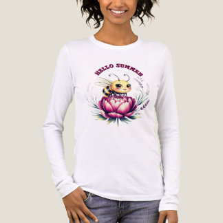 Hello summer  baby bodysuit Tri-Blend shirt