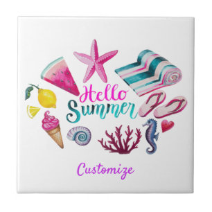 Hello Summer Beach Thunder Cove Fliese