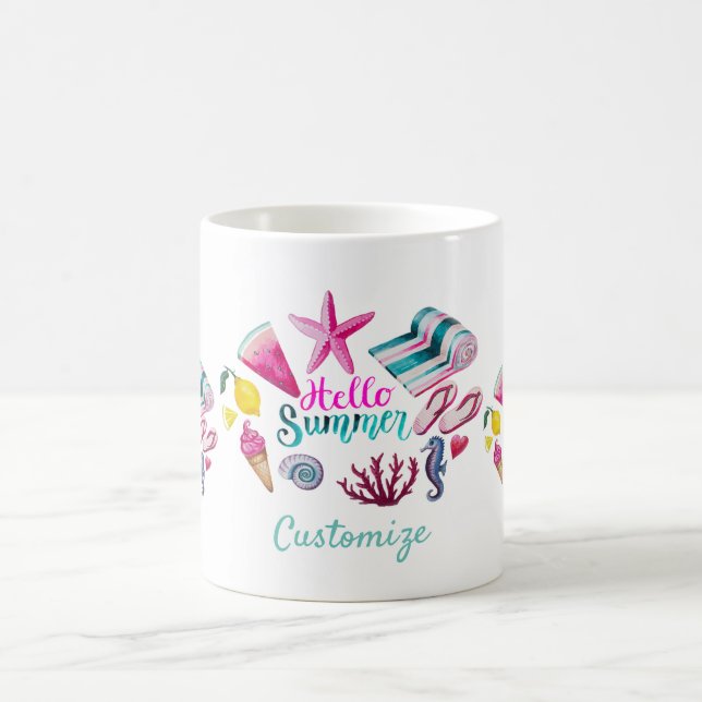 Hello Summer Beach Thunder Cove Kaffeetasse (Mittel)