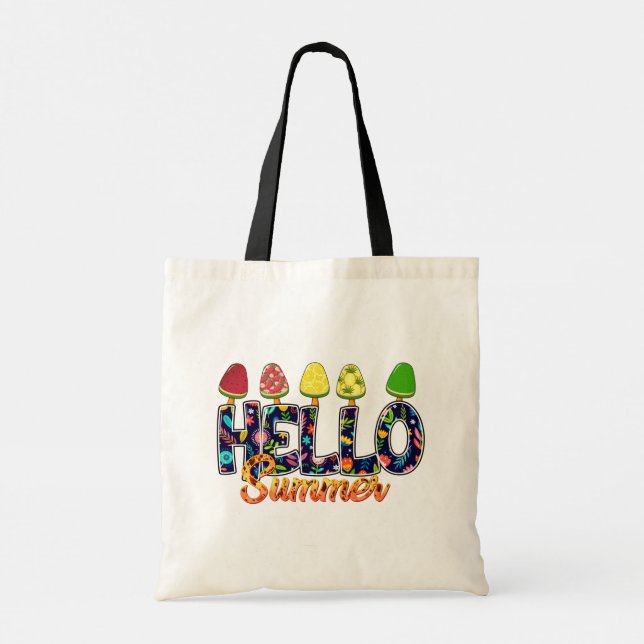 Hello Summer Chic, Sac fourre-tout moderne (Dos)