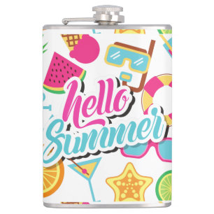 Hello Summer Flask Flachmann
