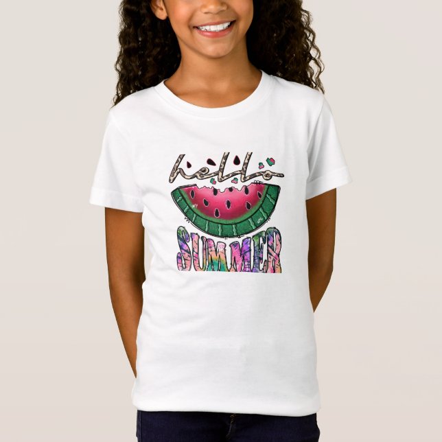 Hello Summer Kids Shirt (Vorderseite)