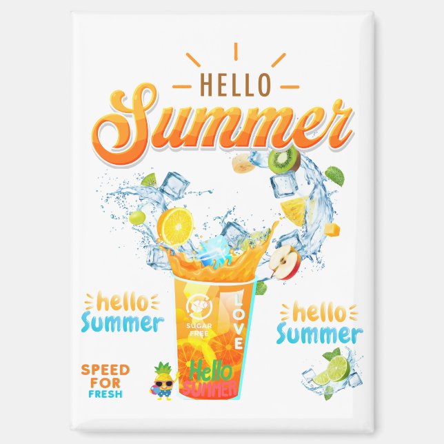 Hello Summer Magnet (Vorderseite)