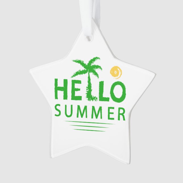 Hello Summer Ornament (Vorderseite)