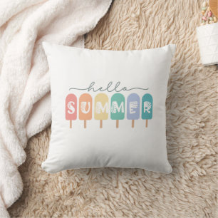 Hello Summer Popsiful Colorful Kissen