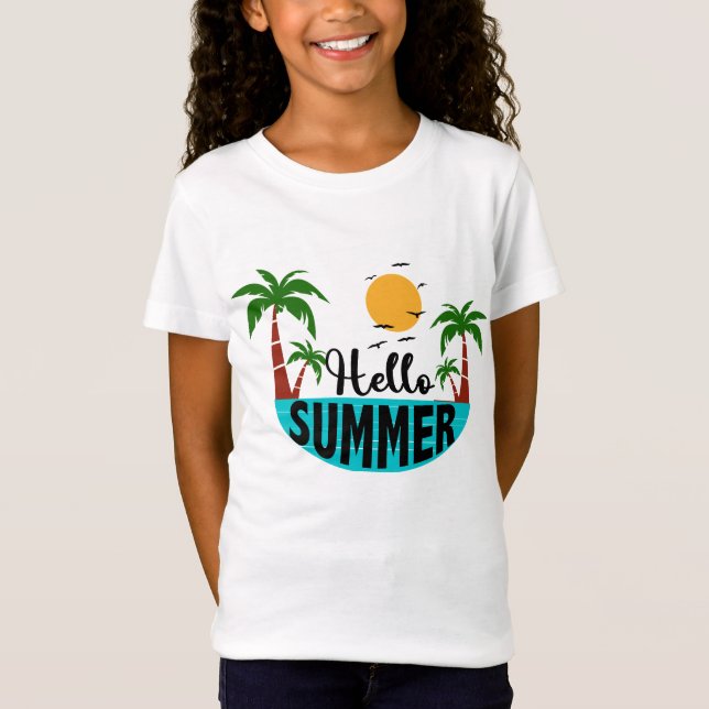 Hello Summer T-Shirt (Vorderseite)