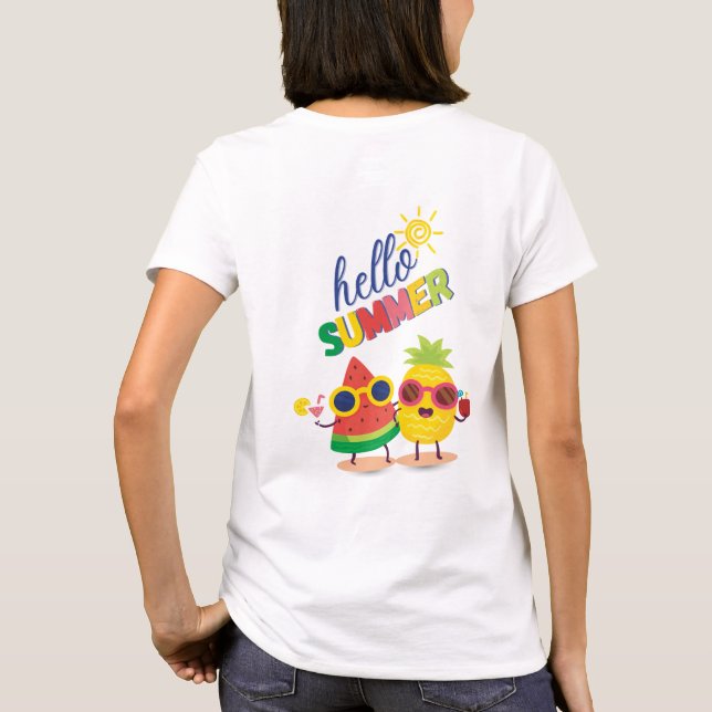 "Hello summer" t-shirt (Rückseite)