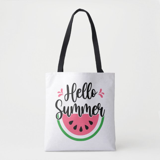 Hello Summer Watermelon Tasche (Vorderseite)