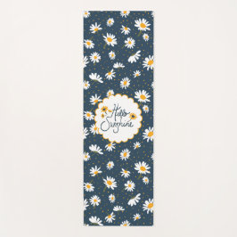 Hello Sunshine Classic Yellow Daisis Blume Yogamatte