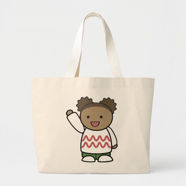 HELLO TEDDY BEAR JUMBO STOFFBEUTEL (Vorne)