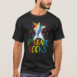 Hello Third Grade Rocks 3rd Grade Teacher Appreci T-Shirt