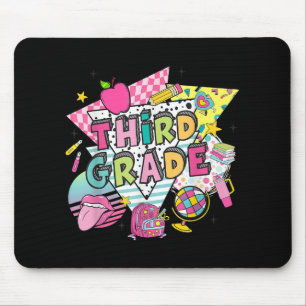 Hello Third Grade Shirt - Girls 3rd Grade Outfit, Mousepad