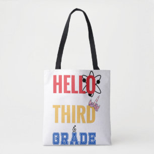Hello Third Grade Wunderbares Design für die dri Tasche