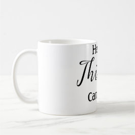 Hello thirty birthday name simple minimal elegant  kaffeetasse