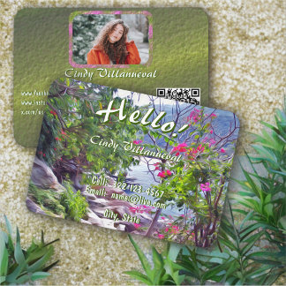 Hello Trail 821 QR Calling Card Telefonnummerkarte