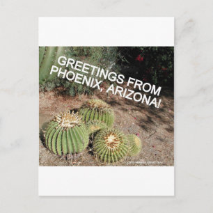 HELLO UND WILLKOMMEN IN DER PHOENIX ARIZONA POSTKARTE