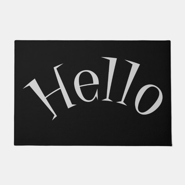 HELLO Welcome Door Mat Fußmatte (Vorderseite)