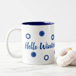 Hello Winter Zweifarbige Tasse