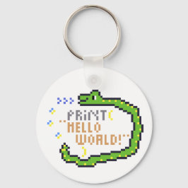 hello word en python! schlüsselanhänger