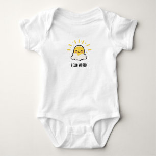 Hello World Baby Bodysuit Strampler