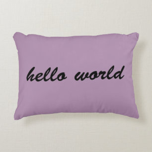 Hello World Kissen