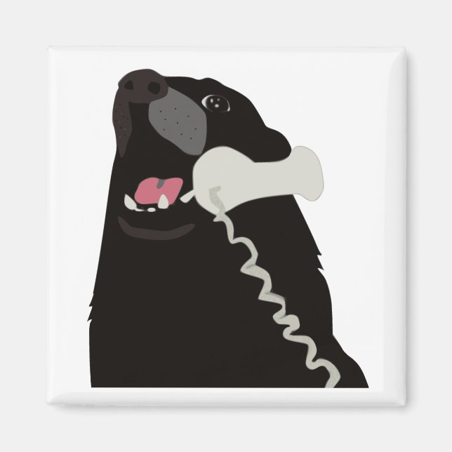 HELLO YES DAS IST DOG-Telefon Magnet (Vorne)